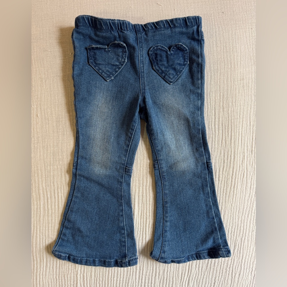 Jessica Simpson Heart Pocket Flare Jeans